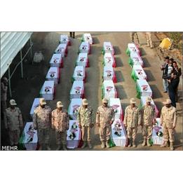 پیکر 70 شهید تازه تفحص شده دفاع مقدس به آغوش میهن بازگشت