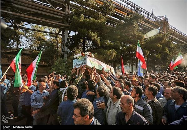 تشییع شهدای گمنام در ذوب آهن اصفهان 13