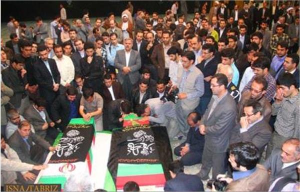 تشییع و خاکسپاری در آذربایجان شرقی