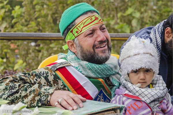 مراسم تشییع سه شهید گمنام در میبد یزد 18