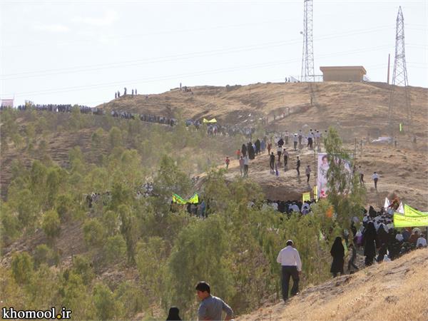 تشییع و خاکسپاری شهدای گمنام شهرستان دره شهر ایلام-19/7/89