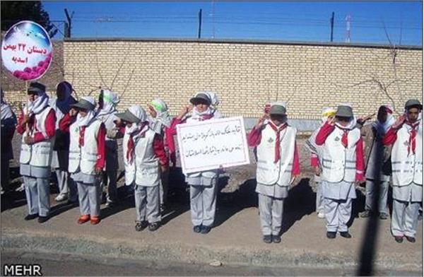 تشییع شهدای گمنام در درمیان بجنورد