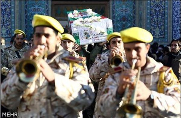 تشییع شهدای گمنام در یزد