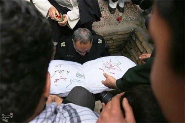 مراسم تشییع شهدای گمنام در قزوین