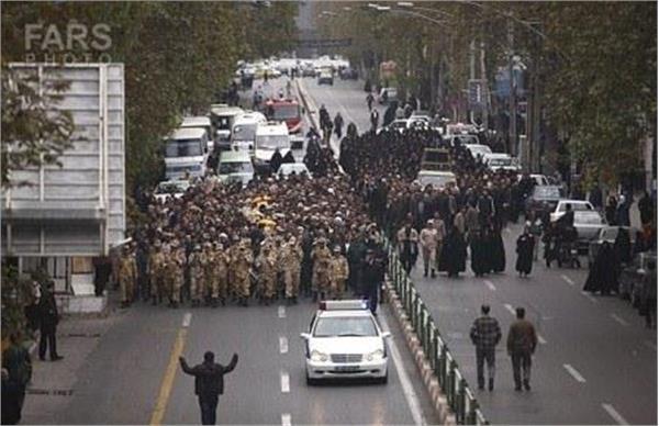 تشییع شهدای گمنام در گرگان(1)