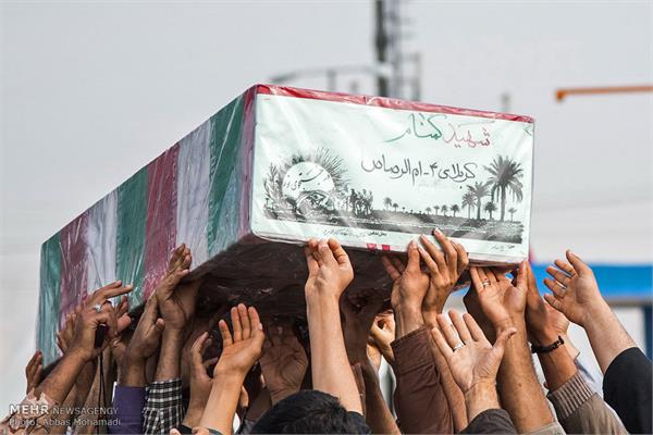 مراسم تشییع و تدفین دو شهید گمنام در لامرد 20