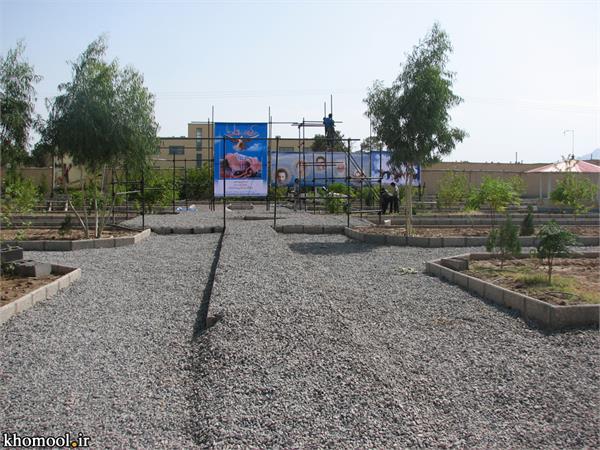 تشییع و خاکسپاری شهدای گمنام دانشگاه آزاد اسلامی اردستان استان اصفهان-12/7/89