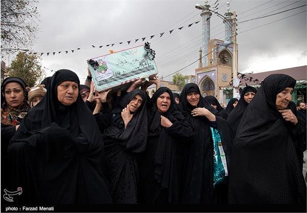 تشییع دو شهید گمنام در کرمانشاه 8