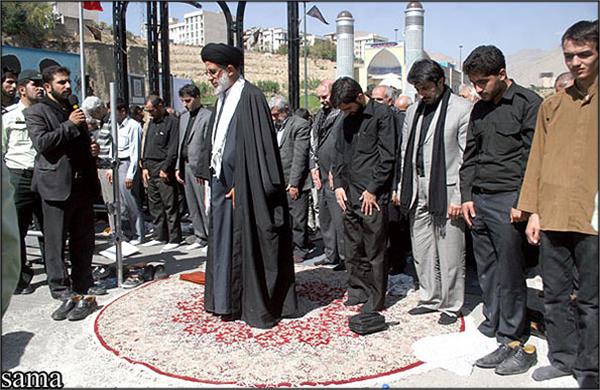 تشییع و خاکسپاری شهدای گمنام بوستان نهج البلاغه تهران-12/7/89