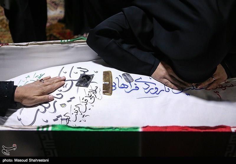 وداع با پیکر شهید تازه تفحص شده خلیل تاروردی 1