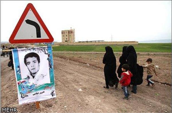 تشییع و خاکسپاری شهدای گمنام در استان اردبیل