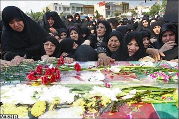 تشییع وخاکسپاری دوشهید گمنام در دانشگاه شهید عباسپور