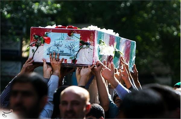 تشییع و خاکسپاری شهید گمنام در استان یزد 1