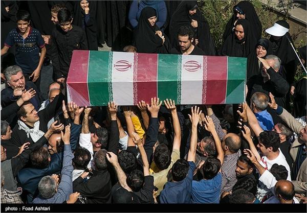 مراسم تشییع و خاکسپاری شهید گمنام در فدراسیون تکواندو 4