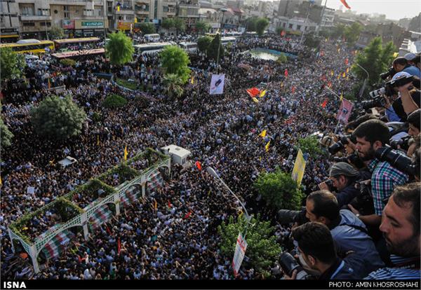 آئین تشییع 270 شهید دفاع مقدس در تهران(2) 19