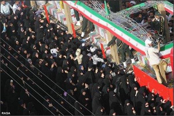 تشیییع 96شهید دوران دفاع مقدس در شهر قم