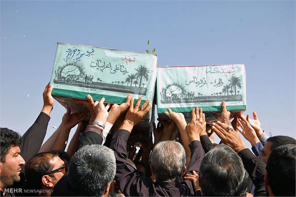 تشییع پیکر شهید رضا علی اعرابیان درسمنان 7