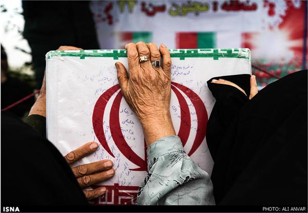 تشییع و خاکسپاری دو شهید گمنام در اردبیل 3