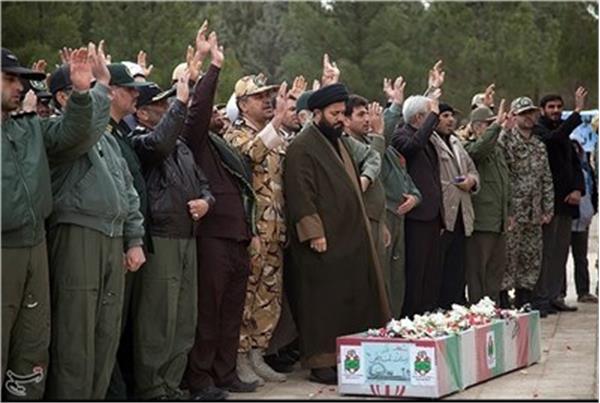 تشییع پیکر شهدا در استان کرمانشاه