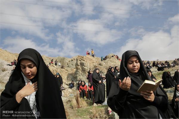 کوه‌پیمایی دانشجویان خواهر بسیجی در کهف‌الشهداء 20