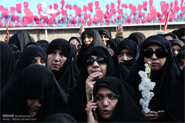 مراسم تشییع دو شهید گمنام در دانشگاه مالک اشتر 21