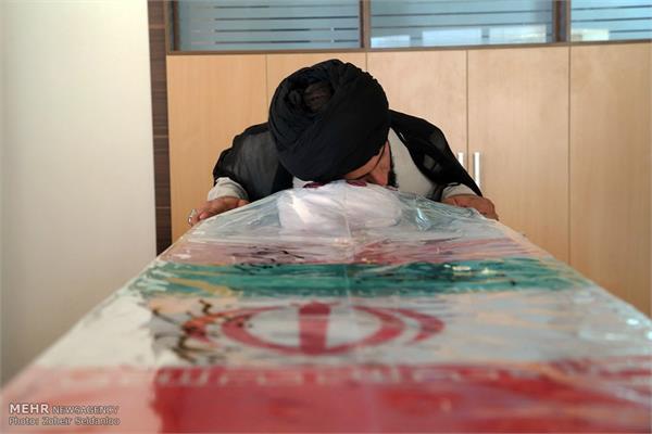 مراسم وداع با پیکر روحانی شهید محمد شیخ شعاعی 20