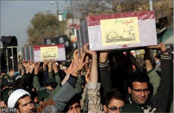 تشییع سه شهید گمنام درقم