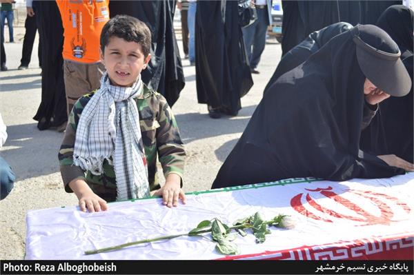 ورود 76 شهید نازه تفحص شده به کشور از طریق مرز شلمچه 14