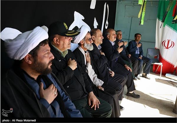 مراسم تشییع پیکر هفت شهید گمنام در شهرکرد 5