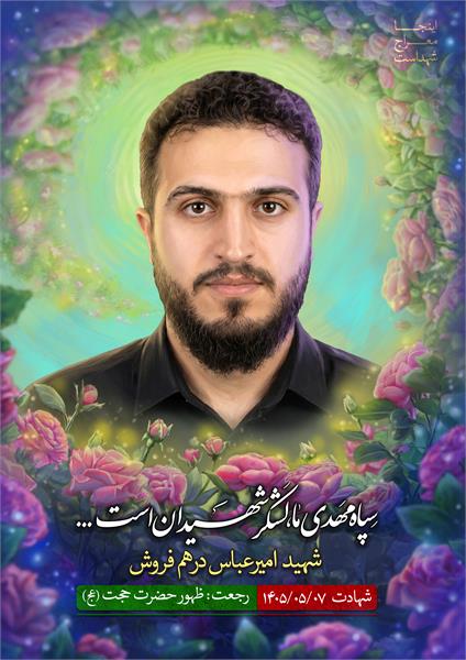 شهید  امیر عباس درهم فروش