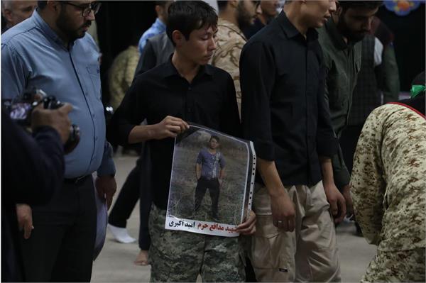 وداع با شهید فاطمیون امید اکبری 28 مهر 1401