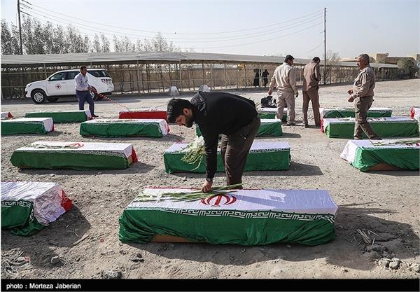 مراسم استقبال از ۷۸ شهید دوران دفاع مقدس در مرز شلمچه 18
