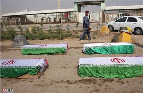 مراسم تبادل پیکرهای جنگ تحمیلی در شلمچه