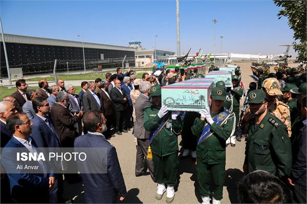 استقبال و تشییع چهار شهید گمنام در اردبیل 3