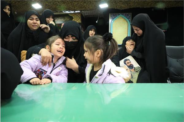 وداع با پیکر مطهر شهید القدس لشکر فاطمیون سید علی حسینی - 17 بهمن 1402