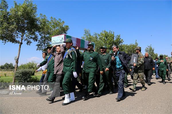 استقبال و تشییع چهار شهید گمنام در اردبیل 8