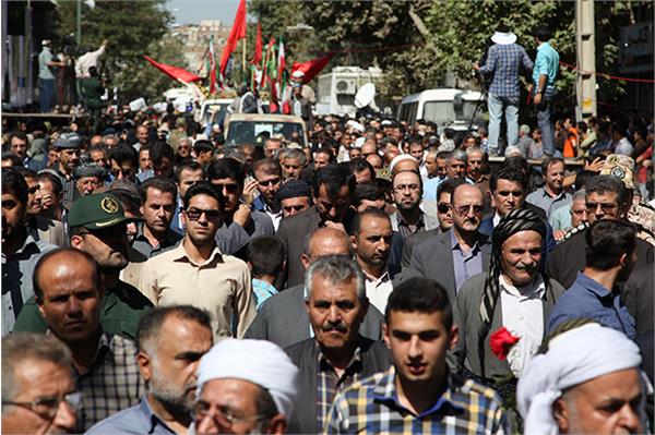 مراسم استقبال از 17 شهید دوران دفاع مقدس در مرز باشماق مریوان 9