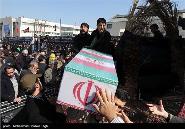 تشییع پیکر دوشهید گمنام و مراسم عزاداری شهادت حضرت زهرا(س) - مشهد 13