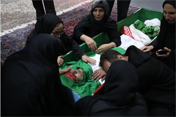 وداع با پیکر مطهر شهید مدافع امنیت سید روح اله عجمیان