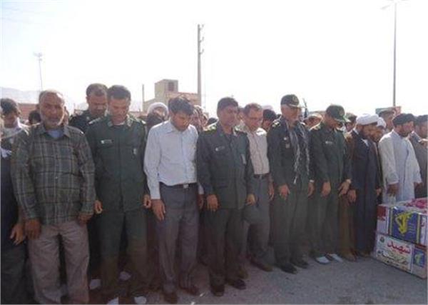 تشییع و خاکسپاری شهدای گمنام درآبدان