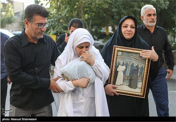 وداع با پیکر شهید تازه تفحص شده جمشید آقاجانی 6