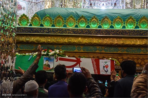 تشییع پیکر مطهر شهید «محمدحسن جلی» در شهرضا‎ 19