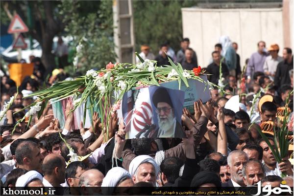 تشییع و خاکسپاری 2شهید گمنام در دانشگاه علامه طباطبایی