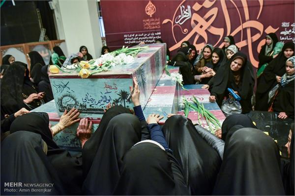 تشییع پیکر پاک ۲۴ شهید گمنام در شیراز 24