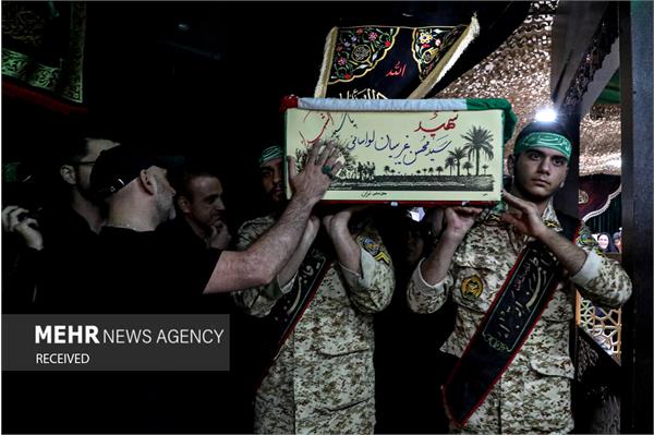 وداع با پیکر مطهر شهید تازه شناسایی شده سید محسن غریبیان - 29 مرداد 1403 22