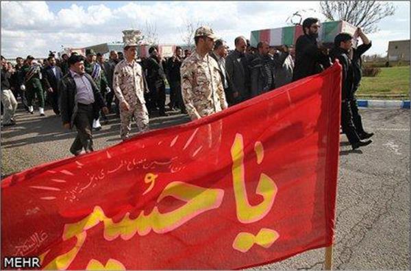 مراسم استقبال از شهدای گمنام در استان اردبیل