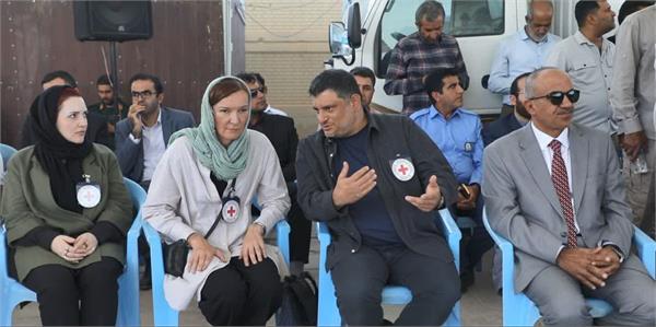 آئین استقبال از پیکرهای مطهر 35 شهید تازه تفحص شده در پایانه مرزی شهید سلیمانی مرز مهران - 5 مهر ماه 1403 13