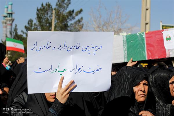 مراسم تشییع شهدای گمنام در سالروز شهادت حضرت زهرا(س) در بیرجند 6