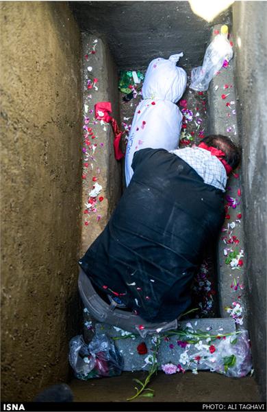 تشییع پیکر دو شهید گمنام - شهر ری