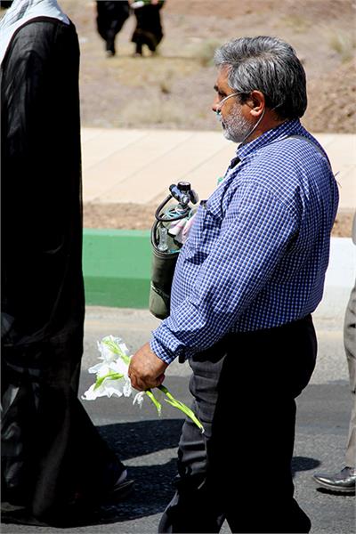 تشییع و خاکسپاری دو شهید گمنام در دانشگاه آزاد پرند 4